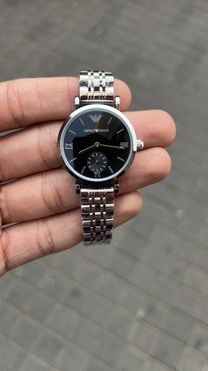 Emporioo Armanii Women Silver Black Roman