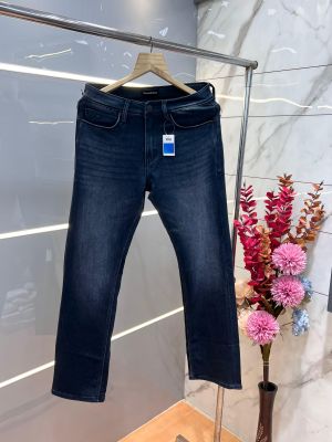 Emporio Arman i Blue Shade Imported Lycra Straight Fit Ankle Lenght Hyperflex Denim With Metal Logo 3345