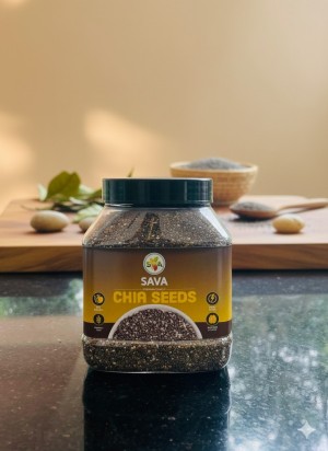 SAVA PREMIUM QUALITY chia seeds 500g black
 colour 