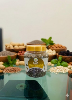 SAVA PREMIUM QUALITY chia seeds 300g black colour 