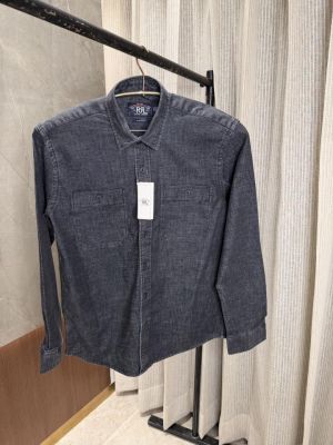 Ralph Laure n Dark Grey Denim Shirt Imported 