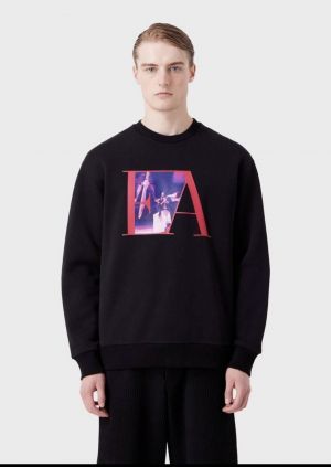 Emporio Arman i Navy blue Sweatshirt Imported