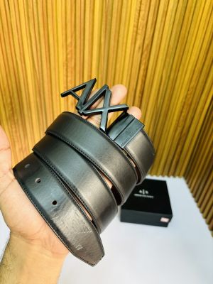 10 AX ARMAN_I MATTE BLACK PREMIUM QUALITY REVERSIBLE BELT