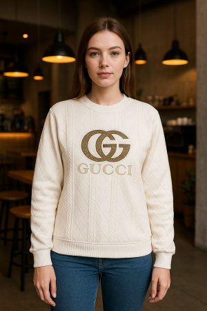 GUC SWEAT SHIRT CREAM S52-CR