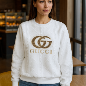 GUC SWEAT SHIRT WHITE S52-W
