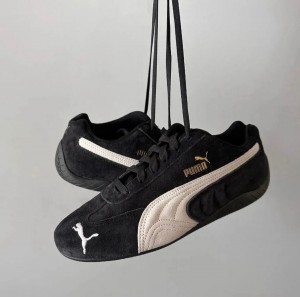 PUMAA SPEEDCAT BLACK SNEAKERS