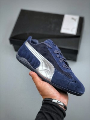 PUMM SPEEDCAT NAVY MATTE SILVER PREMIUM SNEAKERS