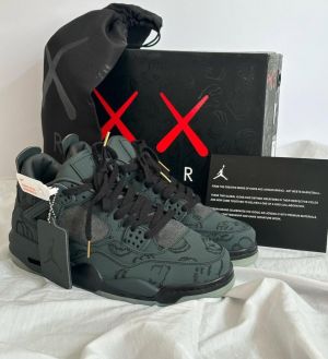 Jordan retro 4 kaws olive 