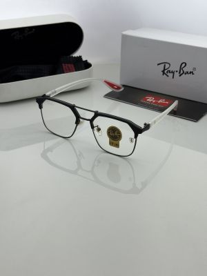 Rayban 04 black transparent plano 