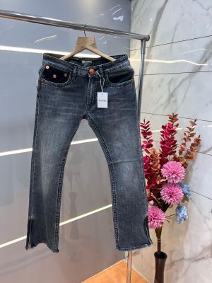 True Religio n Light Shade Premium Imported Stretchable Lycra Fabric Boot Cut Denim with Back Flap pocket Design Zipper Style 3376