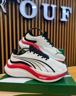 Pu ma magmax nitro Elite white red