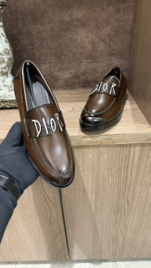 Christian-Dior-brown-loafers