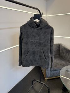 Arman i exchange grey imported hooded sweatshirt with spray print and embroidery branding on chest