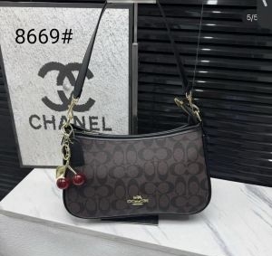 Coach_Teri_Shoulder_Bag_With_Box_Dustbag_SlingBelt_Cherrycharmkeychain_Bill