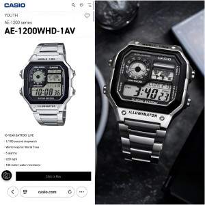 Casio Vintage AE 1200 Series