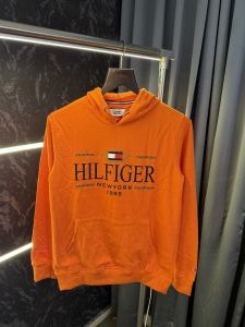 Tommy_Hilfiger Store Article Hoodie (Orange)