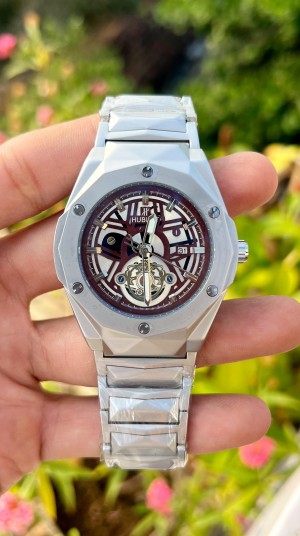 HUBLOTT Tourbillon diamond cut