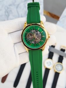 ARMAN I EXCHANGE AUTOMATIC GOLD GREEN FIBER BELT 302