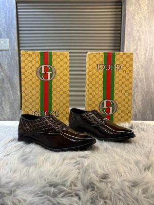 Guccci-brown -loafers 
