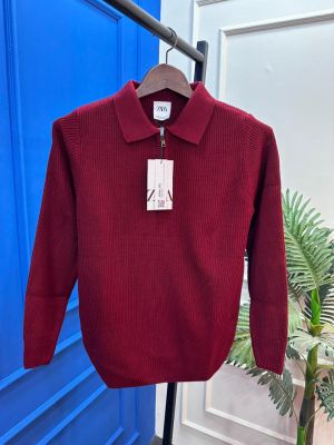 ZAR A HALF ZIP SWEATSHIRT 1219 WINE