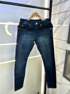 Balmai n Paris Imported Dark Blue Super Premium Denim With Brand Box Packing And Carry Bag F2825-BU