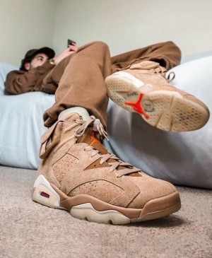 Air jordan retro 6 British Khakhi