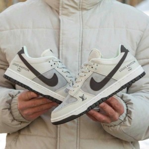 Nike SB Dunk Low X Louis Vuitton Gray Nike SB Dunk Low X Louis Vuitton Grey