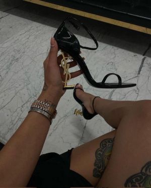 Ysl Opyum Heels With Original Box & Carry Bag Packing