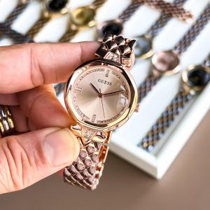 GUESS LADIES WATCH FULL ROSE GOLD