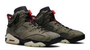 Nik ee Air jordan retro 6 Travis Scott cactus