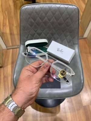 Rayban 04 white plano