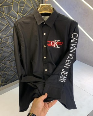CALVIN_KLEIN_BLACK_EMBROIDERY_LOGO_SUPER_PREMIUM_OXFORD_SHIRTS_(1183)