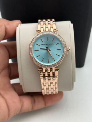  Michae_kors Darci Rosegold With Sky-blue Dial