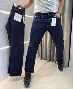 Calvi n Klein Navy Raw wash Imported Hyperflex Denim