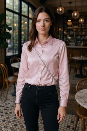 Dio r  Shirts Pink S59-PK