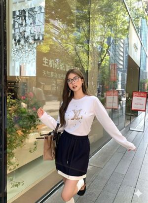 Lv Sweat Shirt White S24-W