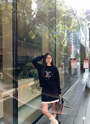 Lv Sweat Shirt Black S24-BK