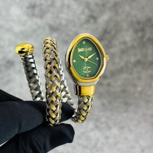 JUST CAVALI TWO TON GOLD GREEN