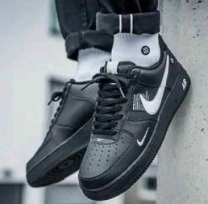 Nikee AirForce 1 Low Utility Black White (Fix Rate No Return) 276