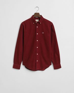 Gant Coudroy Shirt Cherry Red 