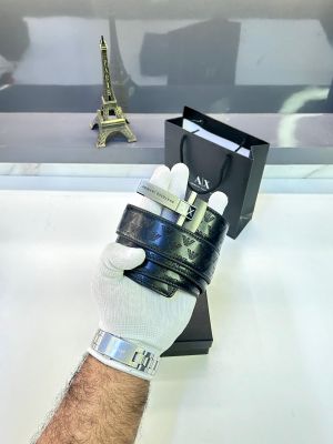 Arman_i Belt Black Silver Fa 147