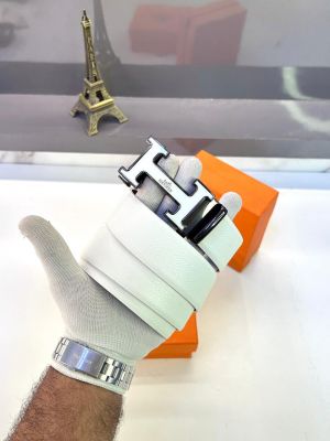 Herme_s Paris White Belt Fa 160