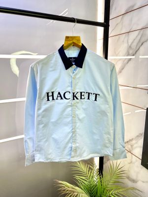 Aston Martin Hacket t Sky Oxford Lycra Premium Shirts F2929-SK