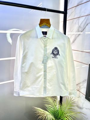 Aston Martin Hacket t White Oxford Lycra Premium Shirts F2929-W1