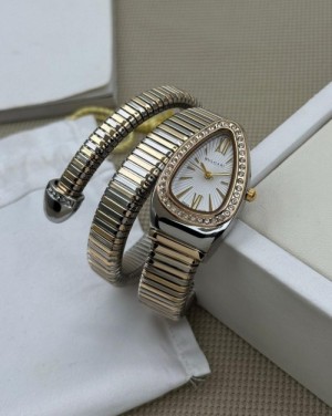 BVLGAR I TWO TON GOLD WHITE FULL DIAMOND