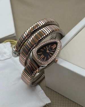 BVLGAR I TWO TON ROSE BLACK FULL DIAMOND