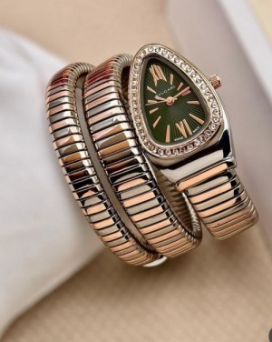 BVLGAR I TWO TON ROSE GREEN FULL DIAMOND