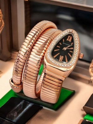 BVLGAR I ROSE BLACK FULL DIAMOND