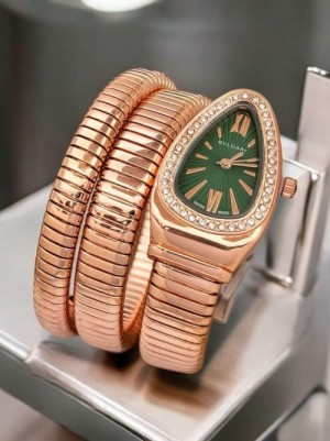 BVLGAR I ROSE GREEN FULL DIAMOND