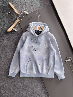 CHROME HEARTS IMPORTED HOODIE STORE ARTICLE PURPLE AND GREY